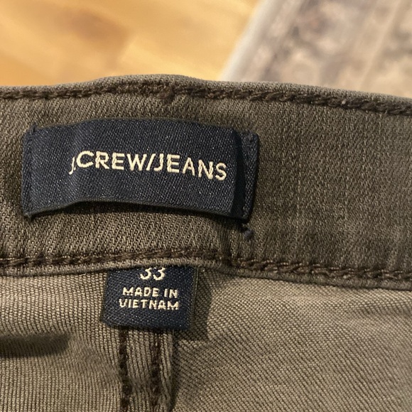 Women’s J Crew black wash jeans high-rise toothpick style Size 33 - Picture 7 of 8